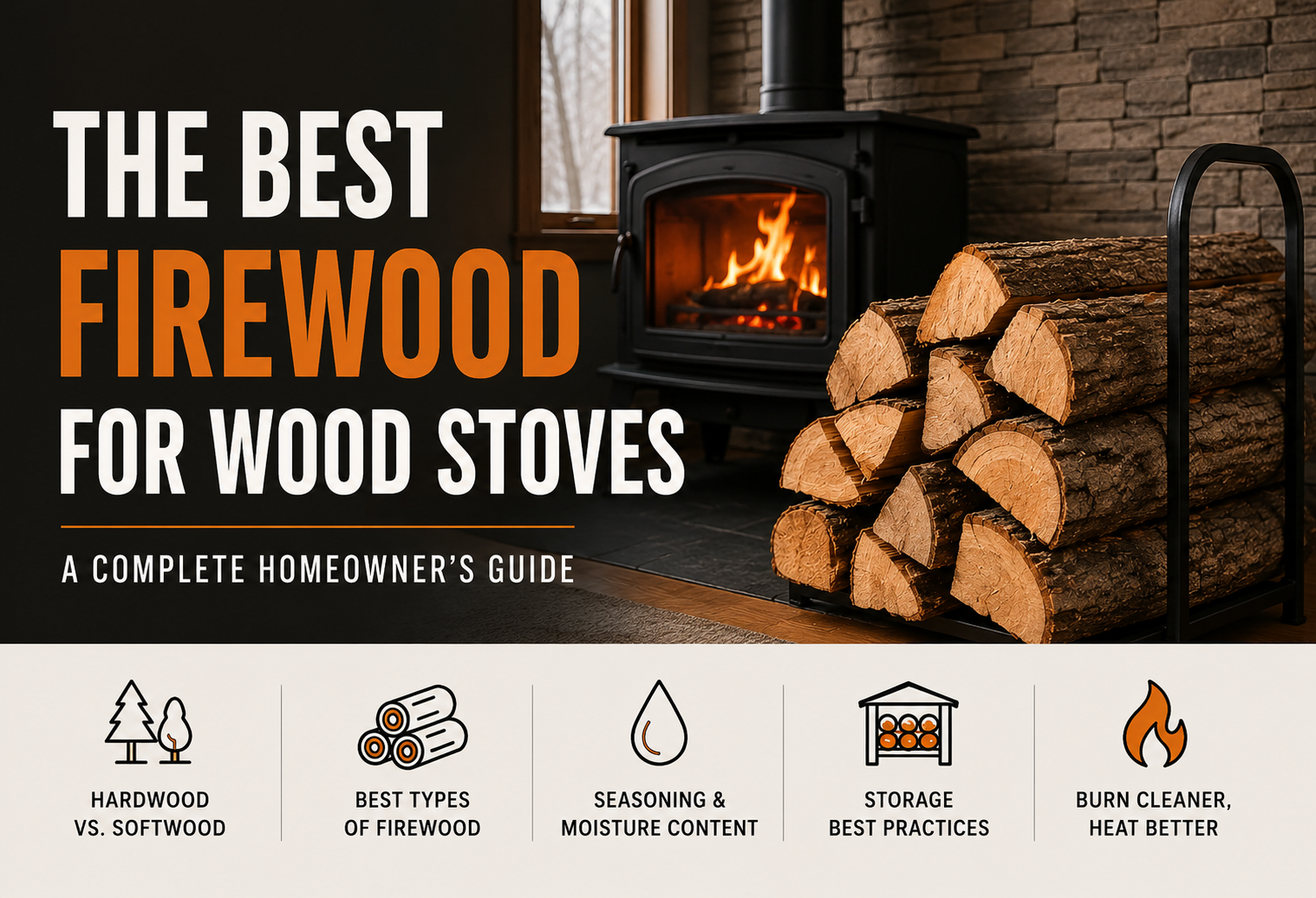 Best Firewood for Wood Stoves: Hardwood, Softwood &amp; Seasoning Guide (2026)