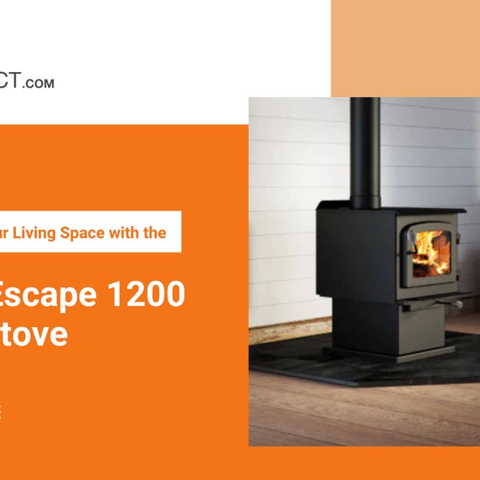 Transform Your Living Space with the Drolet Escape 1200 Wood Stove