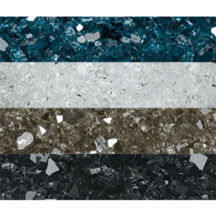 11.25 lbs. Contemporary Fireglass Media Accessory