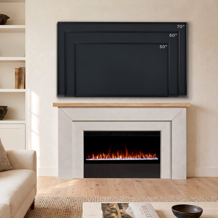 Malie Landscape Smart Electric Fireplace