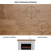 Malie Landscape Smart Electric Fireplace