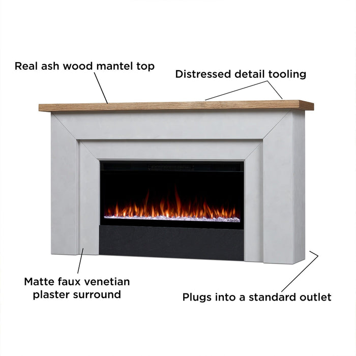 Malie Landscape Smart Electric Fireplace