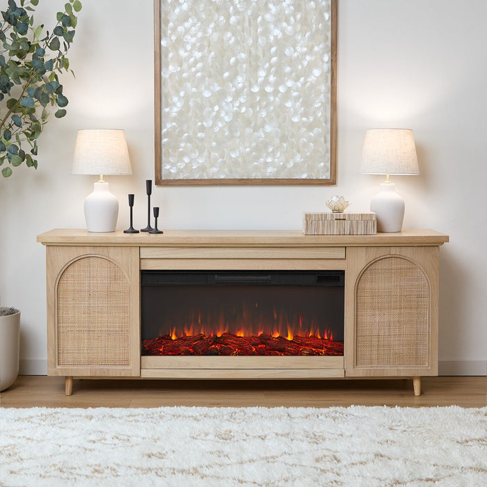 Dahlia Landscape Fireplace TV Stand