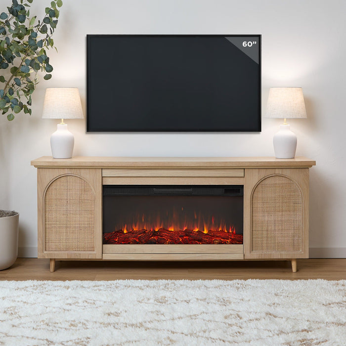 Dahlia Landscape Fireplace TV Stand