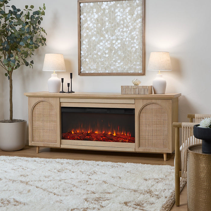 Dahlia Landscape Fireplace TV Stand