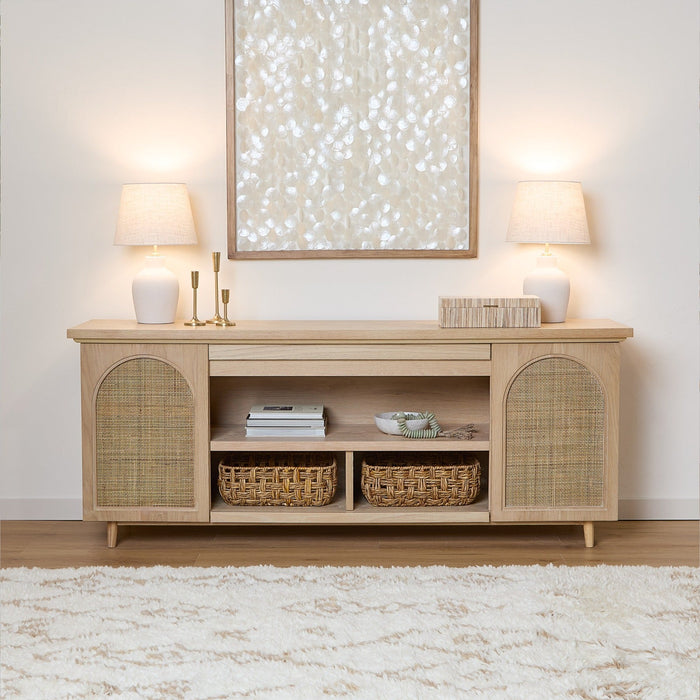 Dahlia Landscape Shelf TV Stand