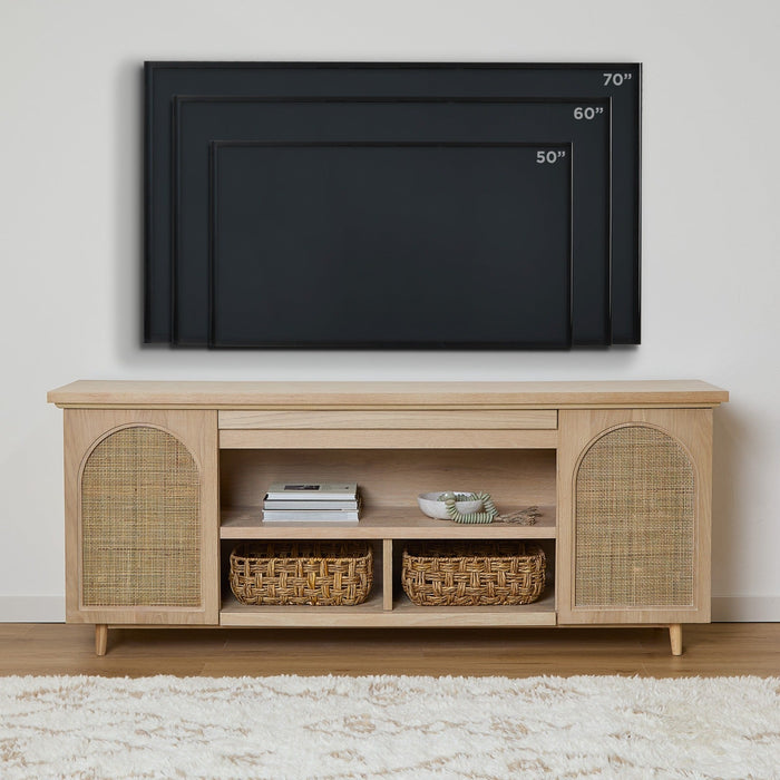 Dahlia Landscape Shelf TV Stand