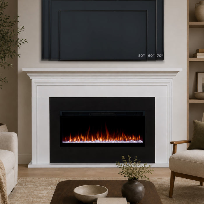 Cleo Landscape Smart Electric Fireplace