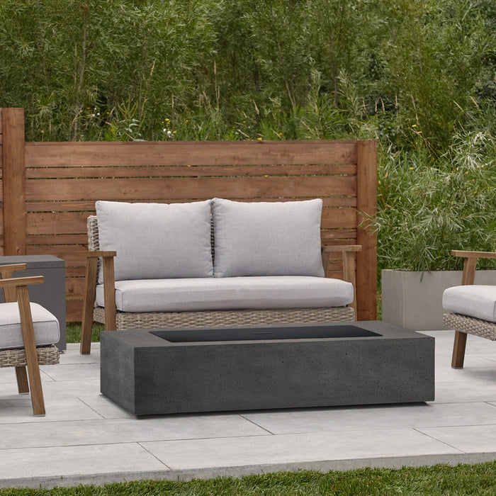 La Valle Rectangle Lid in Charcoal (1590LP)