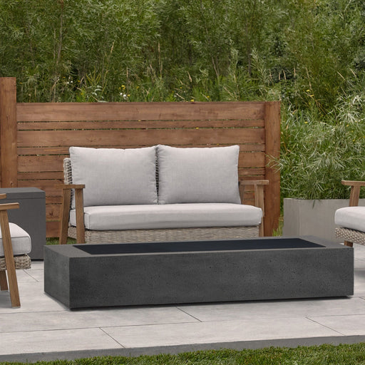La Valle Large Rectangle Lid in Smokestone (1591LP)