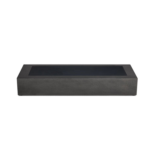 La Valle Large Rectangle Lid in charcoal (1591LP)