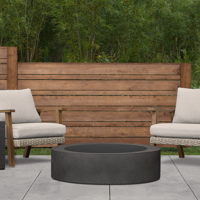 La Valle Round Lid in Charcoal (1593LP)