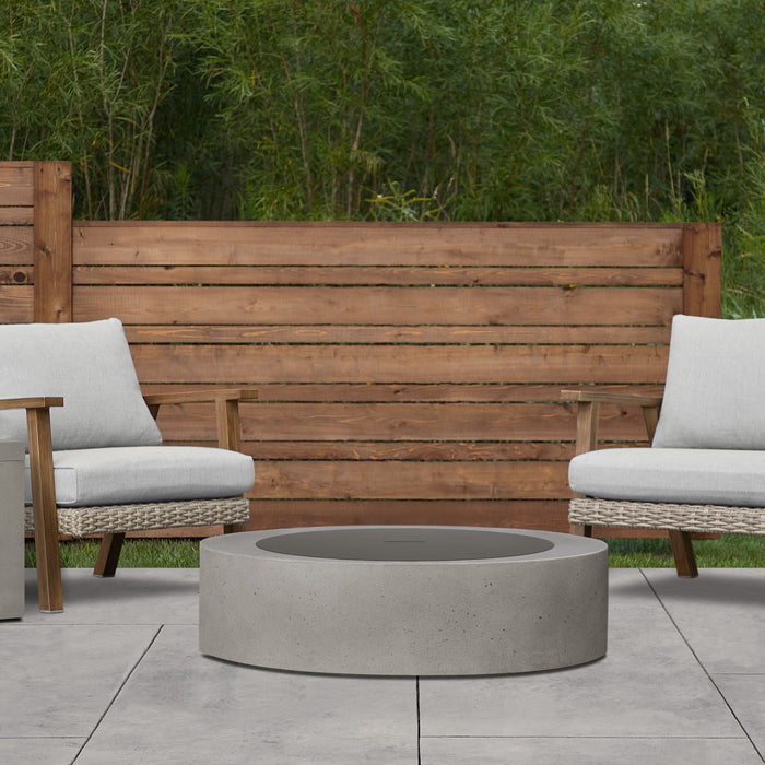 La Valle Round Lid in Smokestone (1593LP)