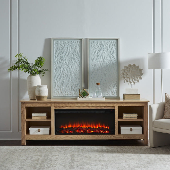 Alden TV Stand Caramel Ash