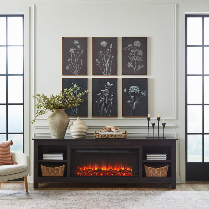 Alden TV Stand Dark Oak