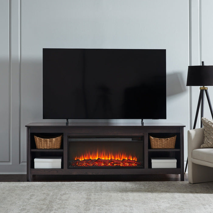 Rowan TV Stand Dark Oak