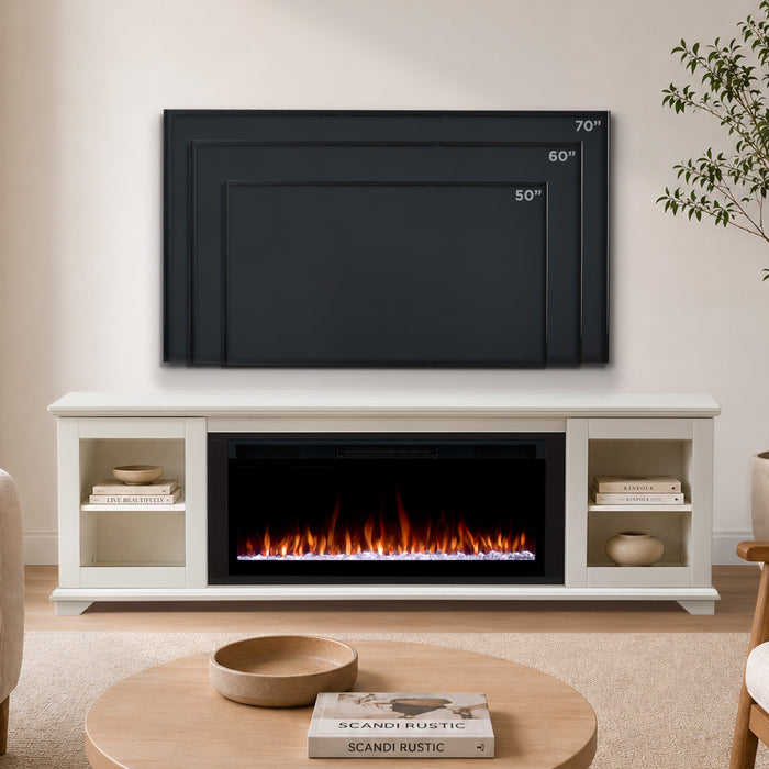 Benjamin Landscape Smart Electric Fireplace Tv Stand