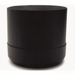 6" Ventis Blk 24" Tall Ext Round Support - VACCREXT2406