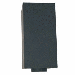 6" Ventis Blk 24" Tall Ext Square Support - VACCSEXT2406