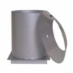 6" Ventis Class-A All Fuel Chimney Galvanized Attic Insulation 12" Shield Extension - VA-AISEXT06