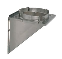 6" Ventis Class-A All Fuel Chimney Galvanized Tee Support - VATS06
