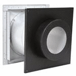 6" Ventis Class-A All Fuel Chimney Galvanized Wall Pass-Thru Thimble Non-Insulated - VA-WPT06