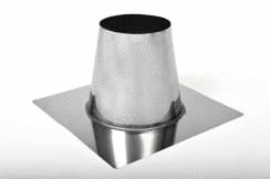 6" Ventis Class-A Galvanized Non-Vented Flat Roof Flashing - VAFNV06F