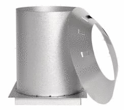 7" Ventis Class-A All Fuel Chimney Galvanized Attic Insulation Shield - VA-AIS07