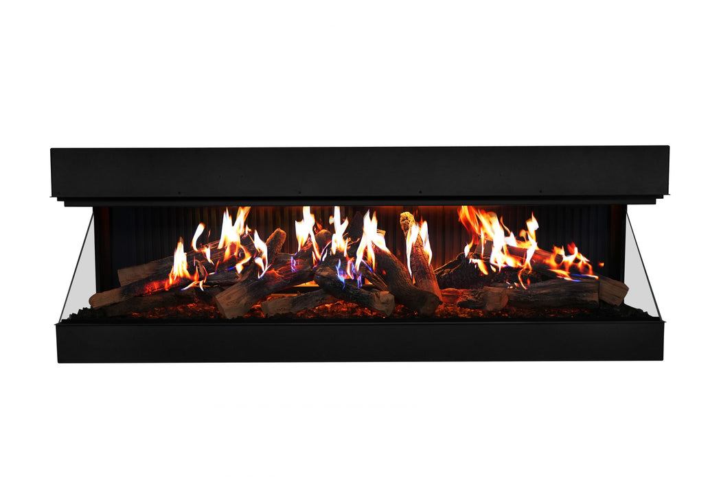Amantii MultiView Holo 75 inch holographic flames