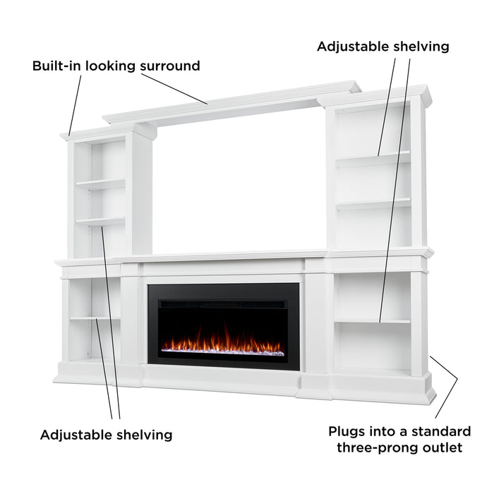 Monte Vista Smart Landscape Electric Fireplace Tv Stand