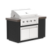 Videl 60" Alta-I Complete BBQ Island - Powder Coated