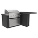 Videl 72" Alta-L Complete BBQ Island (Left, with Audio) — Powder Coated