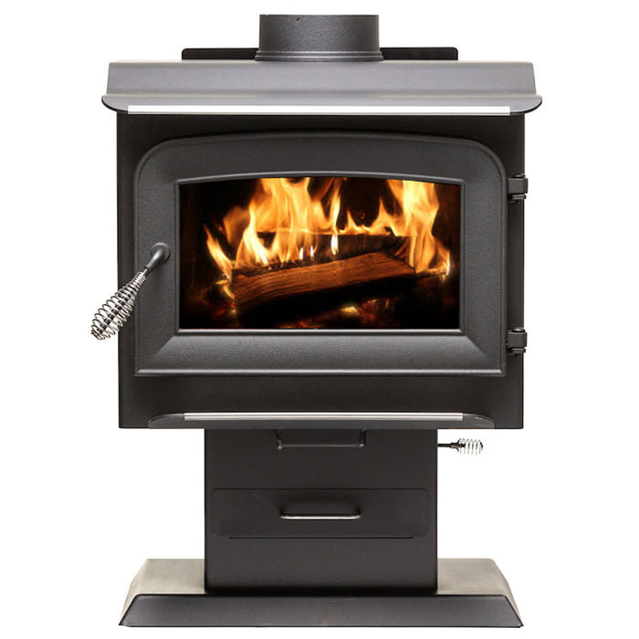 Ashley Hearth AW1120E-P 1,200 Sq Ft EPA Certified Wood Stove — front