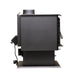 Ashley Hearth AW2520E-P 2,500 Sq Ft EPA Wood Stove with Pedestal — right side