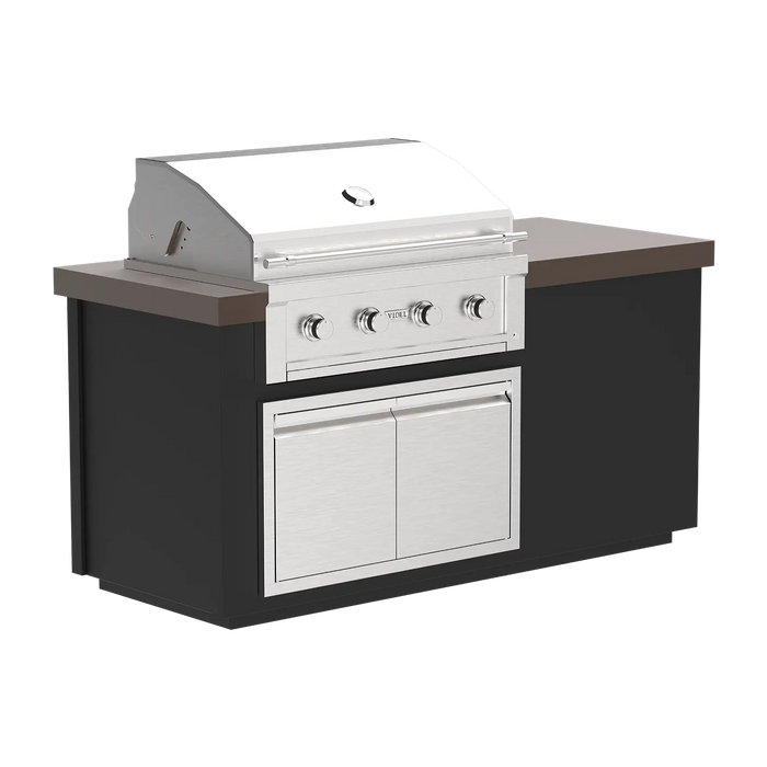 Videl 72" Alta-I Complete BBQ Island — Powder Coated
