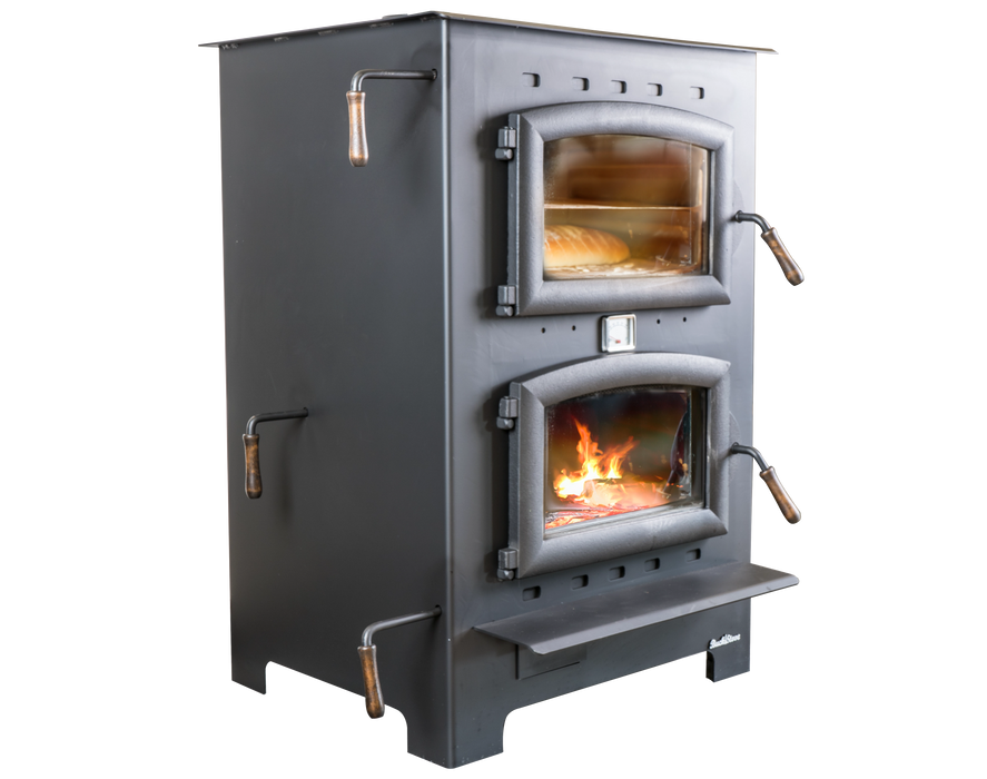 Buck Stove Homesteader Wood Cookstove - right side view