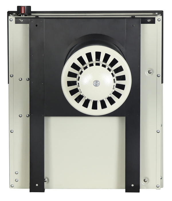 Ashley Hearth DVAG11L 11,000 BTU direct vent propane wall heater — rear view showing the vent outlet and mounting bracket
