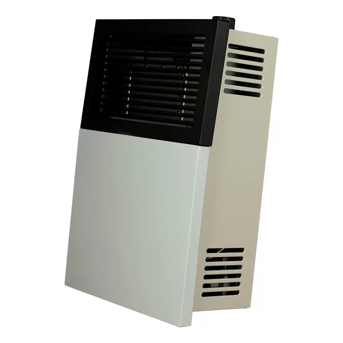 Ashley Hearth DVAG8L 8,000 BTU direct vent propane wall heater — left three-quarter angle view