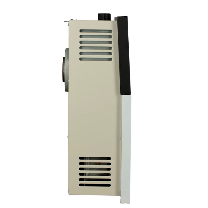Ashley Hearth DVAG8L 8,000 BTU direct vent propane wall heater — right side view