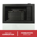 Included direct vent kit attached to the Ashley Hearth DVAG8N 8,000 BTU direct vent natural gas wall heater