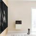 Ashley Hearth DVAG8L 8,000 BTU direct vent propane wall heater wall mounted in a living room beside a window