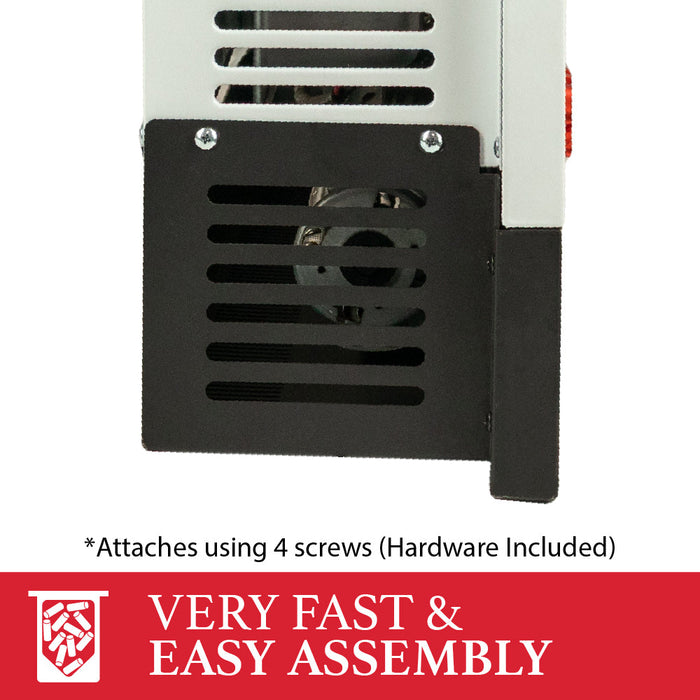 DVB17 blower mounting bracket, easy assembly with included hardware