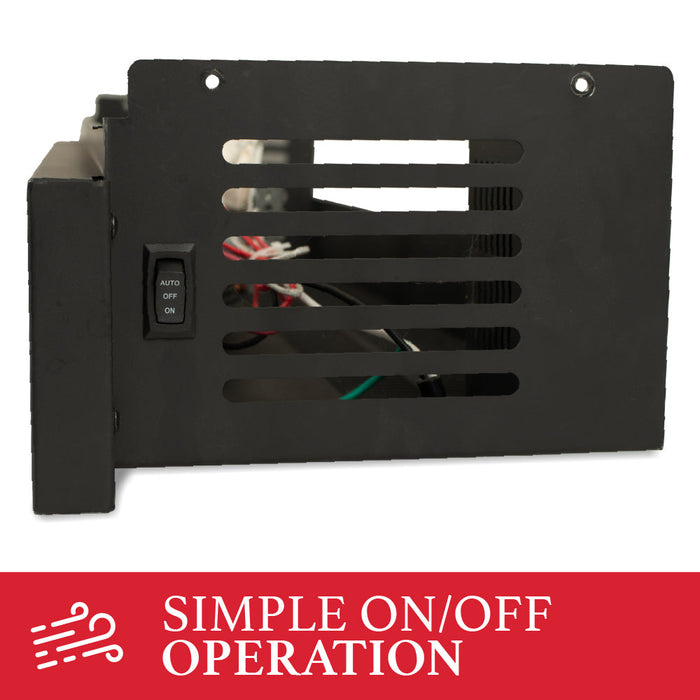 DVB17 simple on/off rocker switch close-up