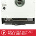 DVB17 blower installed on rear of Ashley Hearth wall heater, 120V outlet required