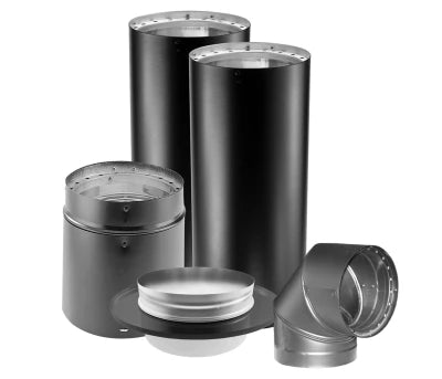 DuraVent DVL 6" x 24" Double-Wall Black Pipe