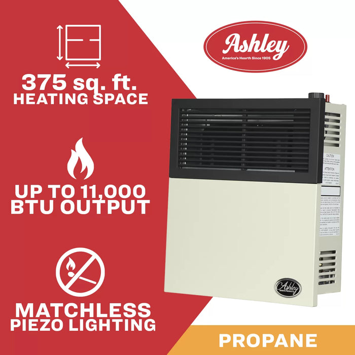 Ashley Hearth DVAG11 11,000 BTU Direct Vent Wall Heater