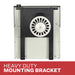 Heavy duty mounting bracket on the back of the Ashley Hearth DVAG17L 17,000 BTU direct vent propane wall heater