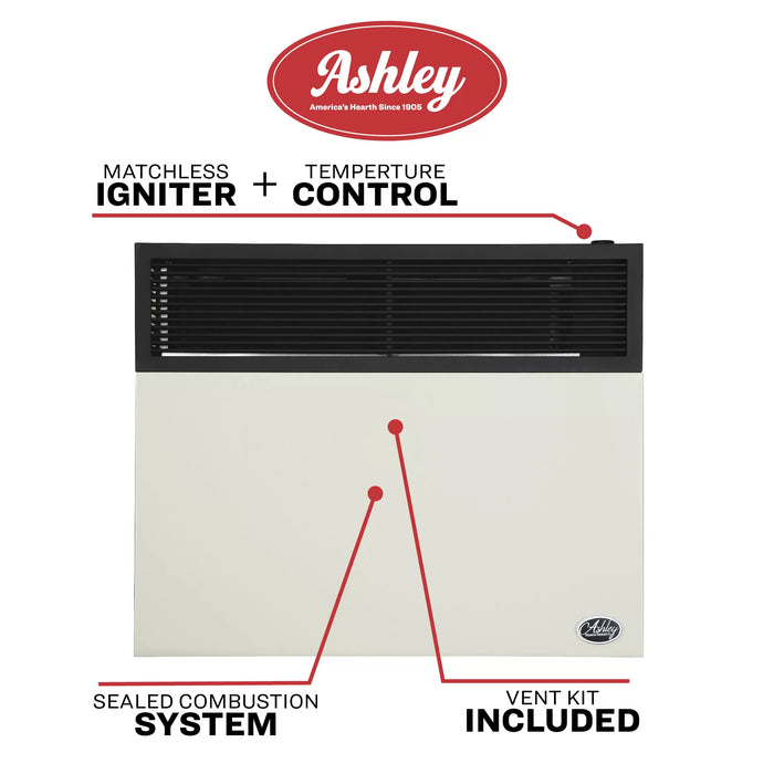 Ashley Hearth DVAG17 17,000 BTU Direct Vent Wall Heater
