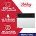 Ashley Hearth DVAG25-DF 25,000 BTU direct vent dual fuel wall heater — heats up to 850 sq ft, no electricity required