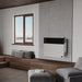 Ashley Hearth DVAG30L 25,000 BTU direct vent propane wall heater wall mounted in a living room beside a window